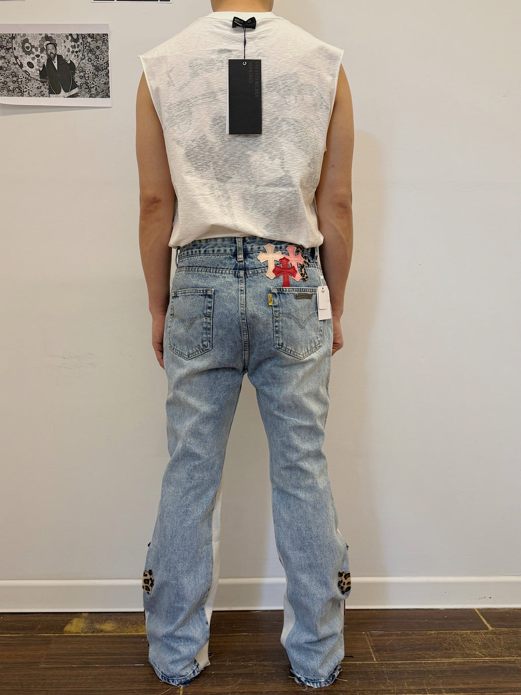CHROME HEARTS FLARED JEANS