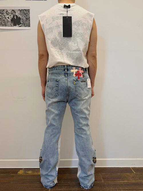 CHROME HEARTS FLARED JEANS