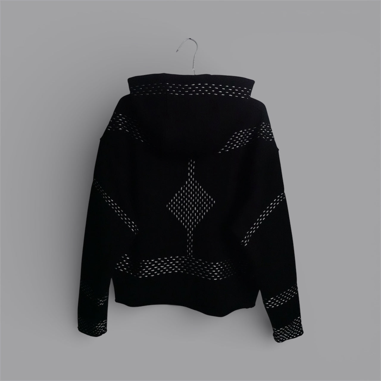 Mongolian wrestling hoodie(boro sashiko)