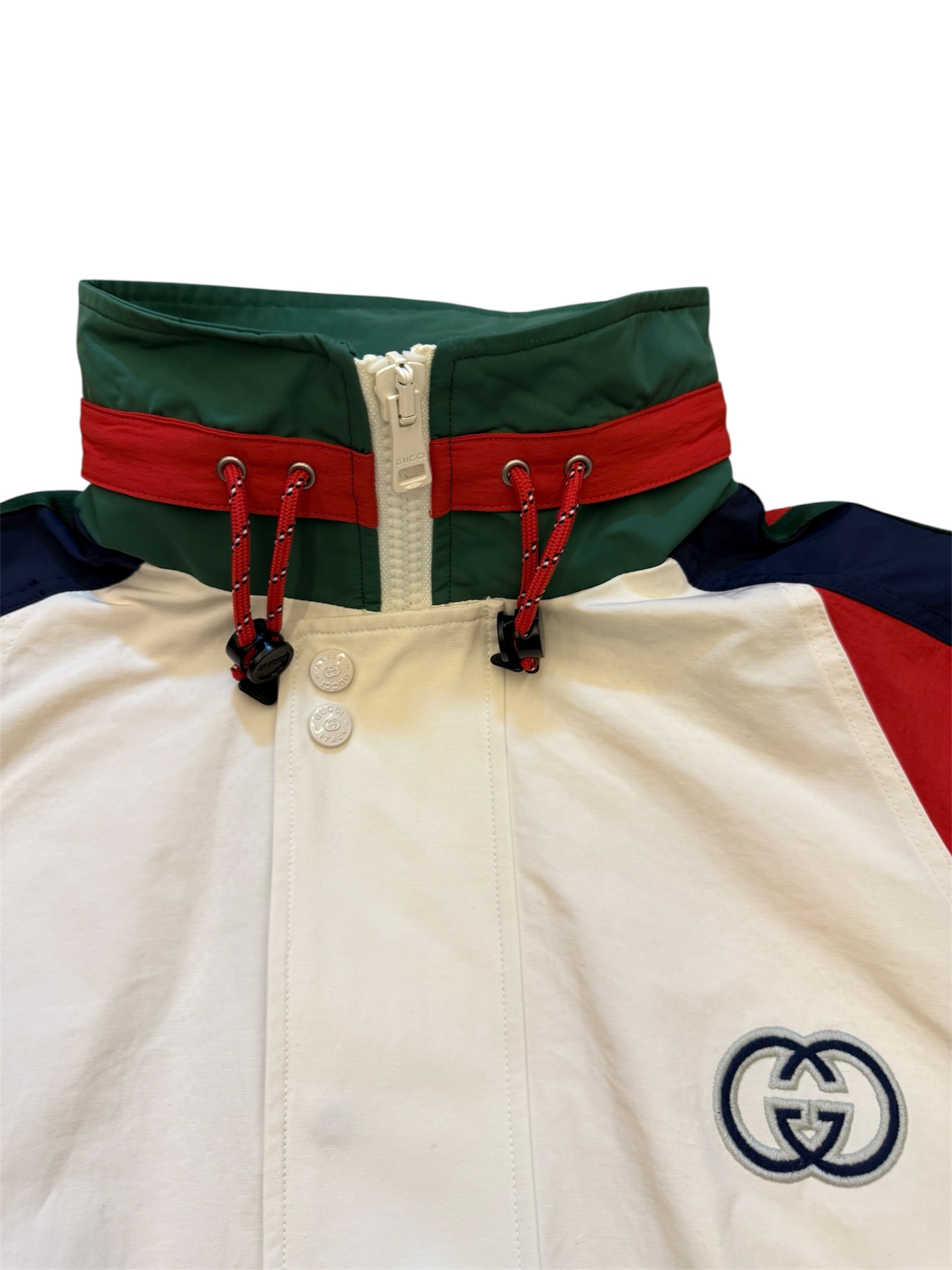 GUCCI NEOPRENE WHITE JACKET