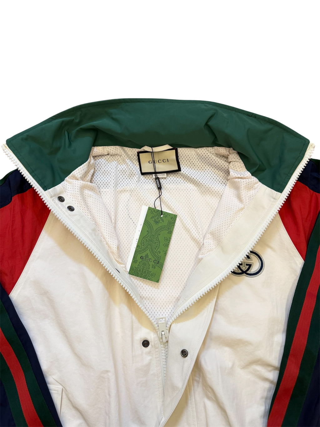 GUCCI NEOPRENE WHITE JACKET
